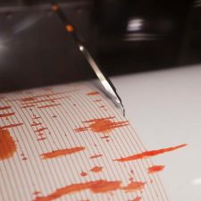 seismograph recording earthquake data